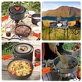 thumbnail image 1 of Kit de Batterie de Cuisine de Camping Vaisselle de Cuisine avec Poignée Pliable Équipement Randonnée Sac à Dos Camping Randonnée Pique-Nique Voyage Pêche Sac à Dos Fournitures de Cuisine Vert, 1 of 9