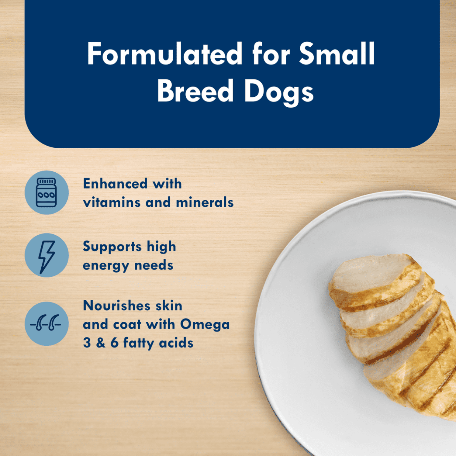 Blue Buffalo Delights Saveur de poulet grillé, Pâté pour chiens en barquette, 99 g (3,5 oz)