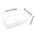 thumbnail image 3 of Binwennn Clear Drawer Organizers Set Versatile Bathroom And Vanity Drawer Organizer Trays Storage For Makeup Bedroom Kitchen Gadgets Utensils And Off Ice, 3 of 4