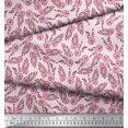 thumbnail image 3 of Soimoi Polyester Crepe Fabric Leaves & Floral Block Fabric Prints by Yard 42 Inch Wide, 3 of 3