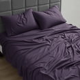 thumbnail image 2 of Nestl Split King Sheet Set, 1800 Series Microfiber Deep Pocket 4 Piece Bed Sheet Set, 2 of 8