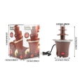 thumbnail image 3 of Yhmxh Home Essentials Home Appliances Three-layer Hot Melt Machine For Melting Chocolate At Family Gatherings Plastic Fountain Machine, 3 of 9
