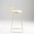 thumbnail image 3 of Tabouret en métal avec siège en PU, 3 of 5
