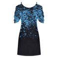thumbnail image 5 of Fshaion Robe d'Été pour Femmes 2024 Grande Taille Imprimé Manches Courtes Épaules Dénudées Col Rond Robe Liquidation à Moins de 10!, 5 of 5