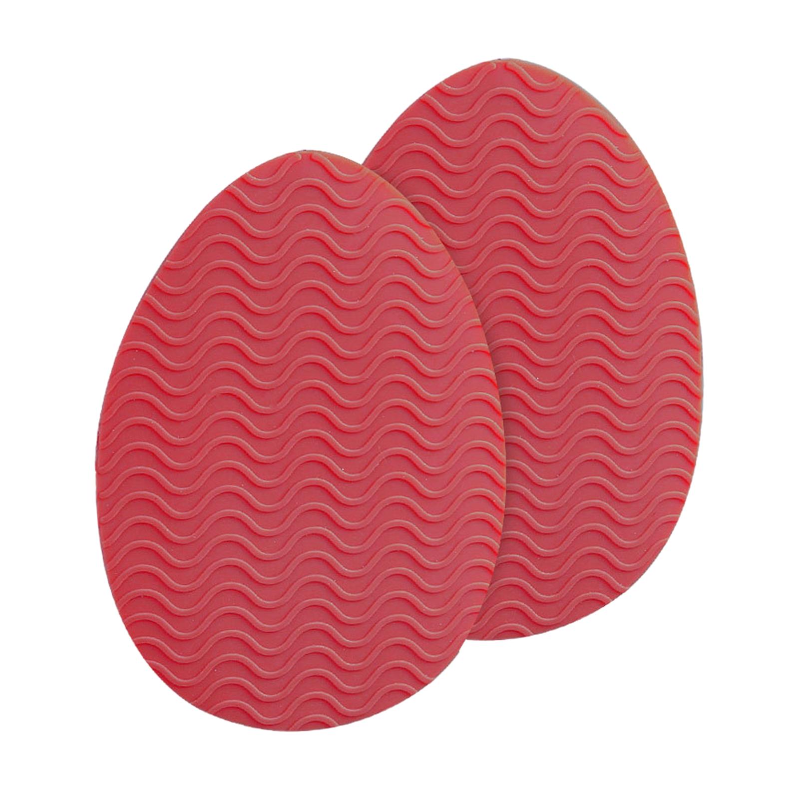 lionlar Non Pads Anti Slip Sole Stickers Sole Protectors for Shoe Bottom Round Round Head Red