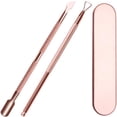 thumbnail image 1 of Cuticle Pusher & Cutter set, 2 Pack Gel Nail Polish Remover Tool Triangle Cuticle Peeler Scraper and Spoon Nail Cleanel Stainless Steel Manicure Tools, 1 of 7