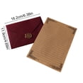 thumbnail image 3 of Deeceymbur Vintage Burgundy Linen Wax Kraft Lined Stationery Paper Set with Envelopes for Letters Invitations Greeting Cards Elegant Design Scrollwork Borders, 3 of 6