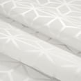 thumbnail image 2 of Safdie & Co. Rideau Tissé Noir Total 54X84L Blanc Geo, 2 of 2