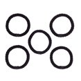 thumbnail image 2 of Goody Volume Boost Elastics - 5ct - Black, 2 of 4