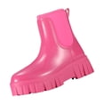 thumbnail image 1 of LOVZFMLL Bottes pour Femmes Bottines à la Cheville Bout Rond Imperméables Talon Bas Épais Bottes de Pluie Printemps Automne Mode Chaussures Décontractées, 1 of 5
