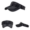 thumbnail image 2 of GDREDA Baseball Casquette Mode Femmes Imprimé Léopard Sun Visière de Baseball Noire, Taille Unique, 2 of 4