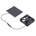thumbnail image 2 of Solar Panel Powered Fan, Solar Exhaust Fan Eliminate Smell 3.5W 6V USB Voltage Regulator Effective  For Greenhouse, 2 of 8