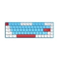 thumbnail image 2 of TIMIFIS Keyboard Computer Desktop Gaming Keyboard 68 Key Mechanical Keyboard Type-C Wired RGB LED Backlit Blue Axis Gaming Mech Keyboard Gift, 2 of 6