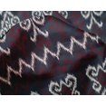 thumbnail image 4 of oneOone Soie Tissu Tabby Chevron & Tourbillon Ikat Tissu Imprimé 1 Yard 42 Inch Wide, 4 of 4