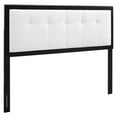 thumbnail image 3 of Modway Draper Tufted Full Fabric and Wood Headboard in Black White, 3 of 9