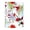 I15. Oiseaux et Fleurs, variante sur DuraSafe Cases iPad 6e 5e Gén Air 2e 1re 9,7 Po [ iPad 5e 6e Air 2e 1re ] MP242LL/A MP252LL/A MPGA2LL/A MRM52LL/A MR702LL/A MR6Y2LL/A Étui TriFold PC Intelligent PU Cuir Rigide Arrière - Or Rose