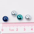 thumbnail image 4 of HLONK 1Bag Pastel Mix Pearlized Glass Pearl Beads Mixed Color 8mm Hole  1mm, 4 of 4