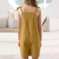 thumbnail image 3 of Birdeem Combishort d'Été Sans Manches pour Filles, Bretelles Spaghetti, avec Poches, 3 of 10