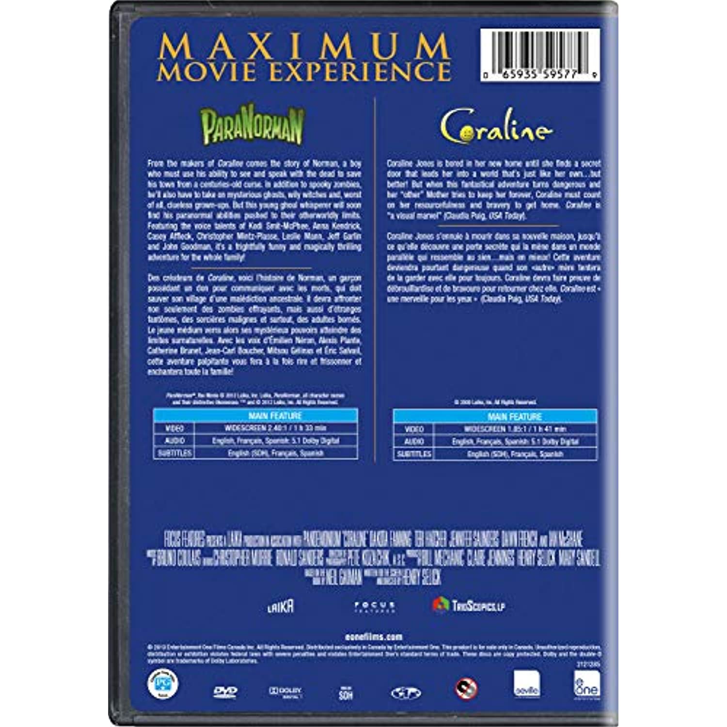 ParaNorman / Coraline (Bilingue)
