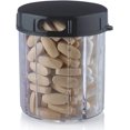 thumbnail image 4 of MEDca Black Daily Pill Organizer with 4 Compartments, 2 Pack, 4 of 6