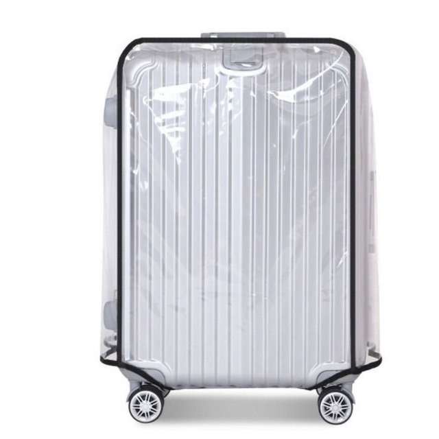 Nouvelle Housse de Protection pour Bagage Entièrement Transparente, Imperméable, Antipoussière, Durable, Housse de Valise, Accessoires de Voyage, Étui en PVC 22 Pouces