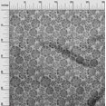 thumbnail image 3 of oneOone Velvet Gray Fabric Floral Craft Projects Decor Fabric Printed By The Yard 58 Inch Wide, 3 of 4