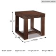 thumbnail image 3 of Signature Design by Ashley Watson Square End Table in Dark Brown, 3 of 11