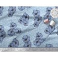 thumbnail image 2 of Soimoi polyester Crepe Fabric Anemone Floral Print Fabric by Yard 42 Inch Wide, 2 of 4