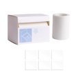 thumbnail image 2 of EGNMCR Home Office Furniture Pull-out Tags Adhesive Tearable Notes Transparent Office Stickers Student Error Correction Marker Pasters Plastic Boxed Sticky Notes, 2 of 6