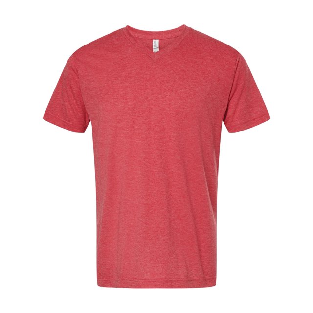 M&O 3543 Deluxe Blend V-Neck T-Shirt