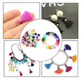 thumbnail image 4 of 100-Pack Cloth Flower Pendants Tassel Charms DIY Earrings Making Elegant, 4 of 9