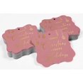 thumbnail image 4 of Inkdotpot Pack Of 50 Real Gold Foil Bracket Shape Paper Tags Merry Christmas & Happy Text Favor Hang Tags, 4 of 7