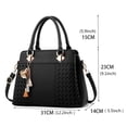 thumbnail image 3 of Kcodviy Womens Ladies Purse Satchel Book Tote Bag Shoulder Bags Roomy Tote Large Beach Tote Leather Bag Backpack Tote insulated Tote Bag Tote Bag with Zipper, 3 of 3
