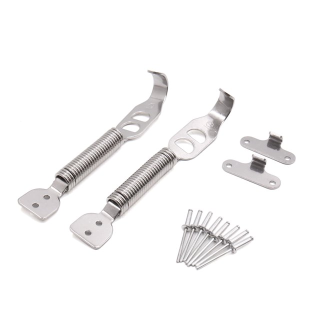 Unique Bargains Bonnet de Voiture de Course Ton Argent avec Verrouillage à Goupilles et Kit de Fixation à Ressort