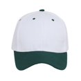 thumbnail image 2 of Casquette de Baseball Bicolore Ajustable, Blanc/vert, 2 of 2