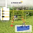 thumbnail image 4 of Dog Agility Training Equipment, 4 PCS Obstacle Course Height Adjustable, 4 of 10