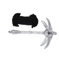 thumbnail image 1 of Marine Anchor, Boat Anchor Galvanized Carbon Steel With 20m Rope For Jet Skis For Yacht, 1 of 8