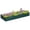 Green, variant on Outsunny 95" x 36" x 12" Galvanized Raised Garden Bed for Flowers, Grey
