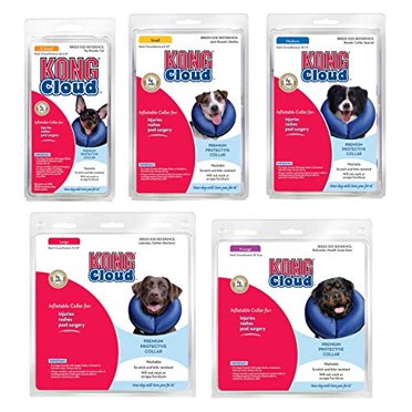 MPP Colliers pour Animaux de Compagnie Gonflables Nuage pour Chien Récupération Bleu Sécurité Alternative Élisabéthaine (Ensemble Complet - Toutes les 5 Tailles)