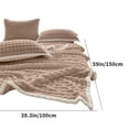 thumbnail image 3 of Dvkptbk Woolen Blanket Soft Bubble Fleece Blanket Warm and Soft Single Layer Double-Sided All-Season Solid Color Plush Blanket Bedding, 3 of 6