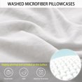 thumbnail image 3 of PiccoCasa Washed Microfiber Body Pillowcases Soft Envelope Light Gray 20" x 48", 3 of 7