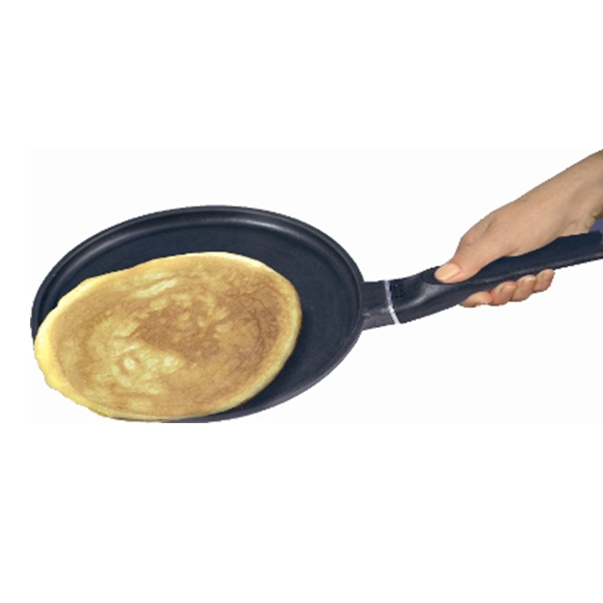 Starfrit 25cm (10") Non-Stick Multi Pan, Tawa, Durable Aluminum body, Oven Safe, PFOA Free, Easy to Clean, Black