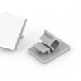 thumbnail image 2 of Unique Bargains 25pcs 6mm-7mm Cable Wire Holder Plastic Adhesive Clips Clamps Organizer Gray, 2 of 2
