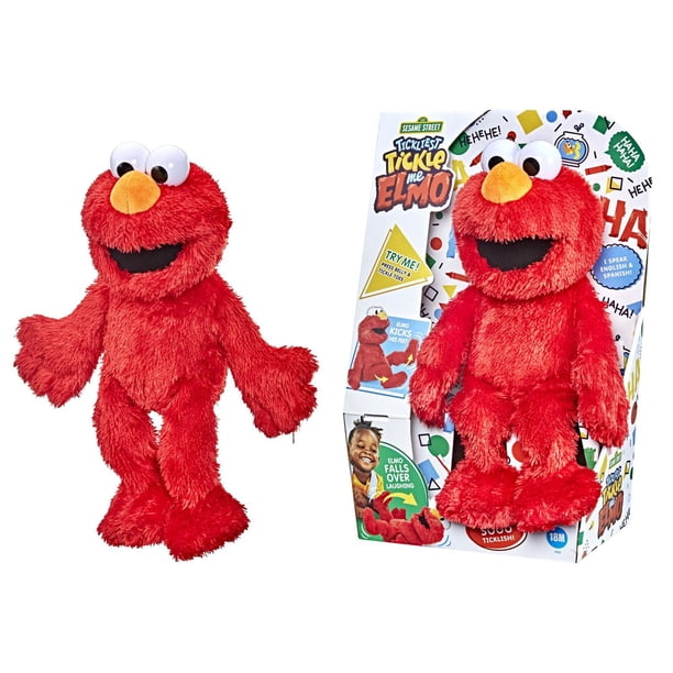 Sesame Street Tickliest Tickle Me Elmo Laughing, Talking, 14-Inch