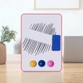 thumbnail image 4 of Pink Double Sided Magnetic Writing Board, Dry Erase Whiteboard For Office Home Use, Memo Board With Magnetic Surface, 16 X 12 Inches Reusable Whiteboard For Notes, 4 of 6