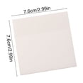 thumbnail image 3 of EGNMCR Home Decor, Room Decor, Wall Decor Brief Transparent Stick Notes Can Tear Stick Notes Transparent Small Notebook Learning Office Note Take Can Be Pasted Stick Note Paper Plast ic Sticky Notes, 3 of 6