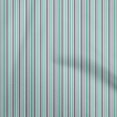 thumbnail image 1 of oneOone Viscose Chiffon Sea Green Fabric Stripes Craft Projects Decor Fabric Printed By The Yard 42 Inch Wide, 1 of 4