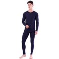 thumbnail image 2 of LANBAOSI Men Thermal Underwear Set Winter Top & Bottom Ultra Soft Male Long John Set Size 4X-Large, 2 of 5