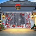 thumbnail image 4 of Christmas Garage Door Decoration Christmas Garage Door Cover Large Merry Christmas Garage Door Mural Hanging Christmas For Outdoor Holiday Party Style, 4 of 5