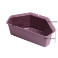 thumbnail image 3 of Oleegame 2PC Spoon And Lid Rest Kitchen Leaking Basket Triangular Kitchen Waste Leaking Basket Sink Side Shelf Pink, 3 of 3